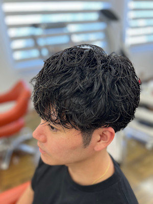 メンズスパイラルパーマ