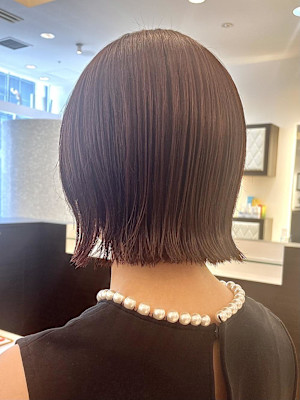 ぱつっとミニボブ