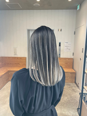 外国人風カラー/バレイヤージュ/デザインカラー