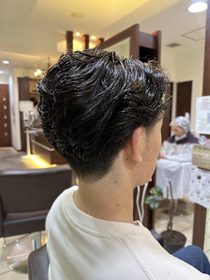 刈り上げメンズパーマ