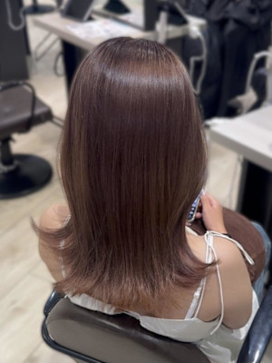 【AYAKI】ケアブリーチ髪質改善くびれミディア 