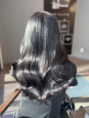 ココアラベンダー/ブリーチなしダブルカラー