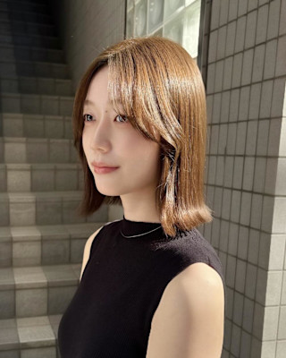 大人ボブ×タッセルボブ×オリーブカラー×横浜×20代30代