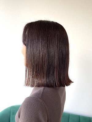 《kitin吉祥寺》モカベージュ 外ハネボブ