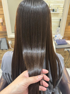 サラサラ髪質改善ストレート