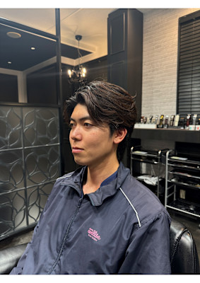 フェザーパーマ　宇部市/理容室/理容院/メンズカット