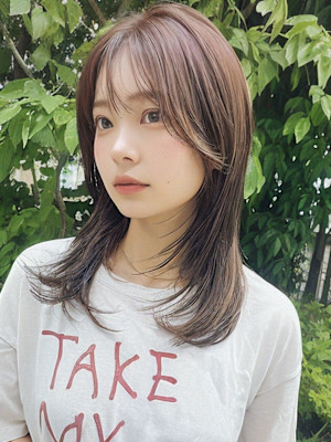 メルティーカラー/フェミニンロング/似合わせカット/渋谷