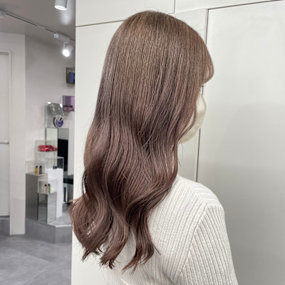 大人っぽ上品なミルクティーグレージュ【府中】