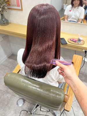 髪質改善カラーでインナーケア