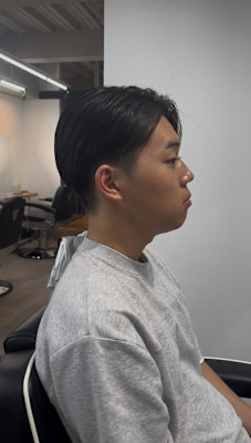 海志/曲がる縮毛矯正/センターパート/大宮