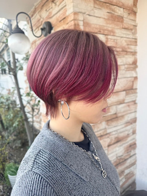 ショート×デザインカラー