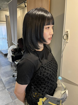 ボブレイヤー×ブルーブラック