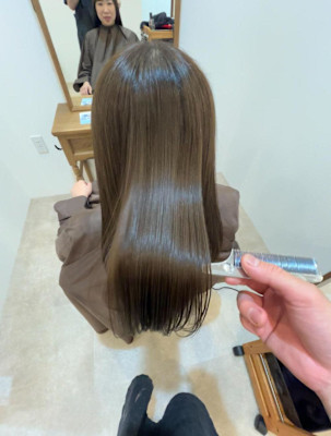 毛髪強化髪質改善カラー/オリーブベージュ