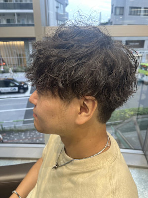 メンズツイストスパイラルパーマ