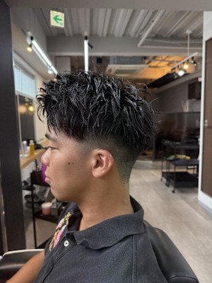 大宮/カット/短髪/毛流れ/センターパート