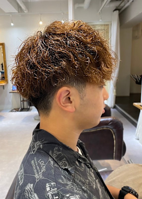 メンズカットパーマ