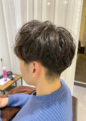 メンズカットパーマ