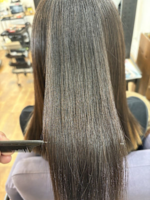 【プレミアム縮毛矯正】髪質改善ストレート