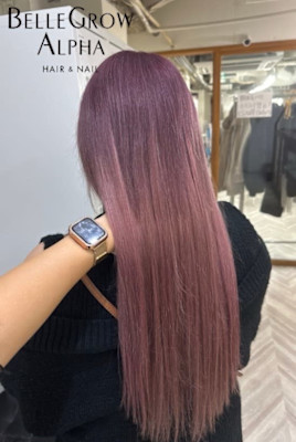 ダブルカラー＋エクステ