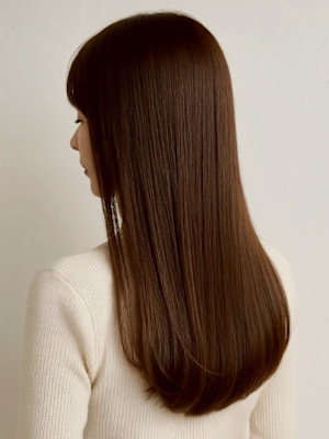 顔周りカット レイヤーカット アッシュベージュ 似合わせ