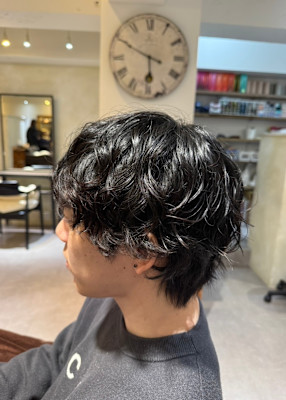 メンズカットパーマ