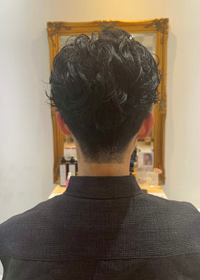 メンズカットパーマ