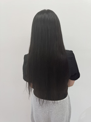 万人受けする黒髪ロング！