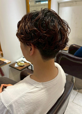 メンズカットパーマ