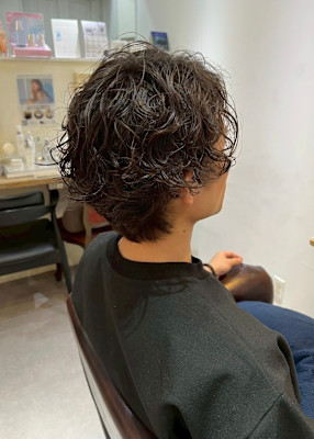 メンズカットパーマ