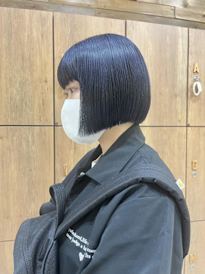 ボブ/ブリーチカラー