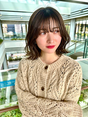 ★ボブ×ダークグレージュ★