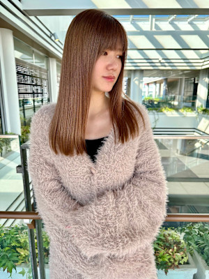 ★髪質改善ストレート×透明感ベージュ★