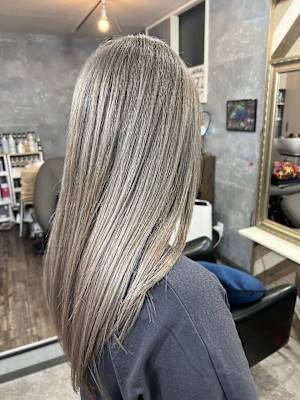 ホワイトピンクミルクティー 茅ヶ崎 髪質改善