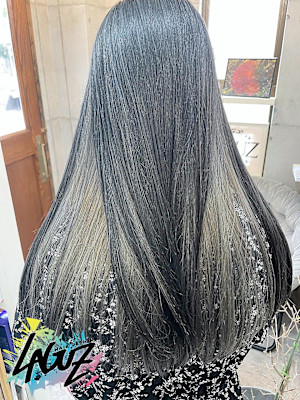 インナーホワイトグレー×ディープモーブ【ダブルX】 艶髪改善