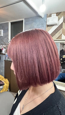 艶ピンク×素敵ボブライン