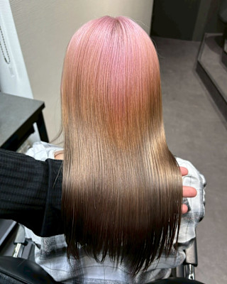 ルーツカラー　デザインカラー　ハイトーン　表参道/原宿