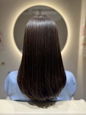 モーブカラー×ロング