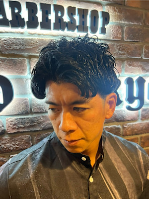 ビジネスアイロンパーマ