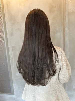 池袋 髪質改善 イルミナカラー ロング アッシュグレー♪