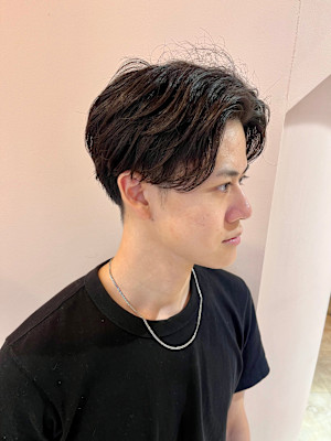 毛流れセンターパート