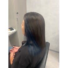 インナーカラーブルー