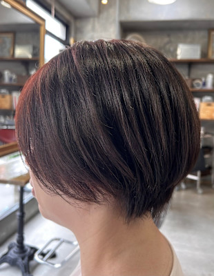 ナチュラルショートボブ