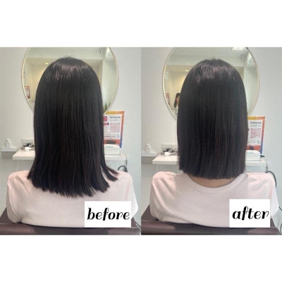 内巻き顎下ボブ♪