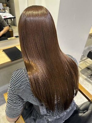 大串　艶髪/ブラウンベージュ