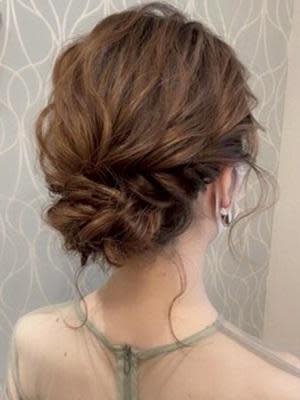 #パーティヘアセット　#ふんわりヘアセット