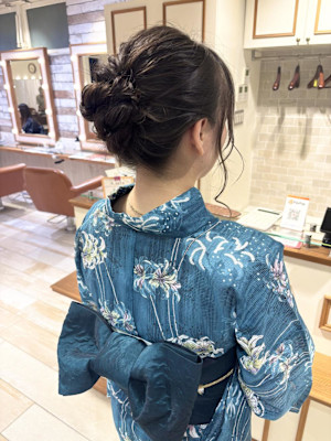 【Neolivekuta】浴衣着付けヘアセット