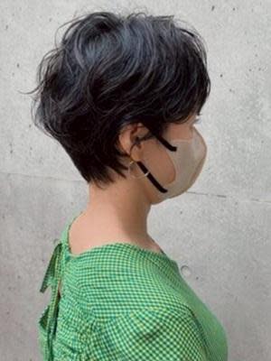 #夏のショートパーマ