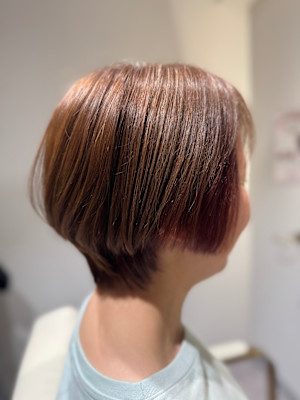 インナーカラー×ショートボブ