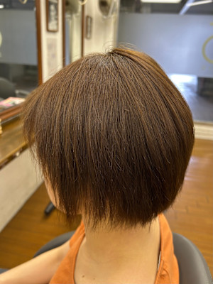 縮毛矯正ショート