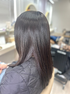 黒髪ツヤストレート♪